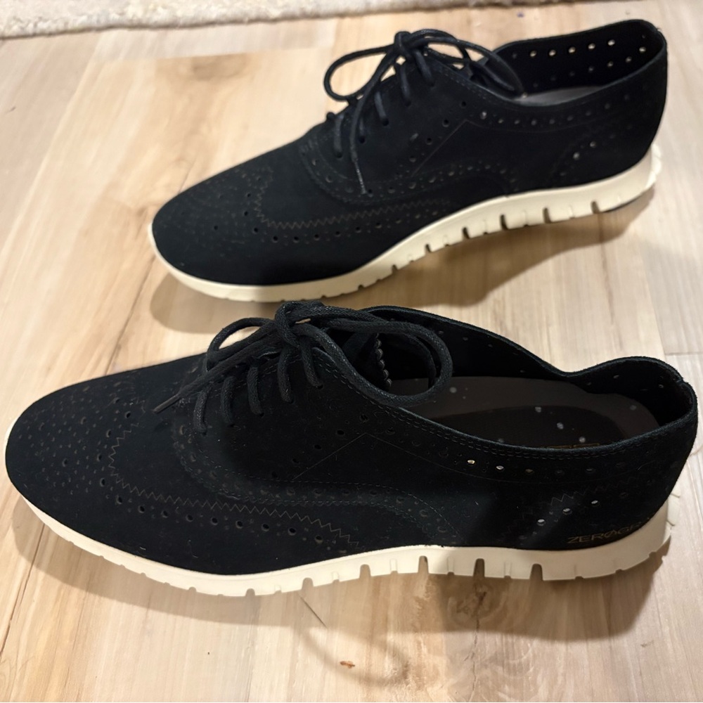 Cole Haan Women's Black Zerogrand Oxfords